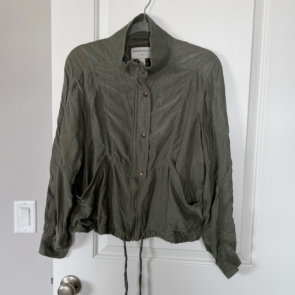 Anthropologie Bomber Jacket Size L